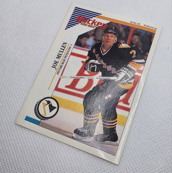 1993-94 Panini Hockey Joe Mullen Pittsburgh Penguins #83 Sticker - Picture 2 of 3